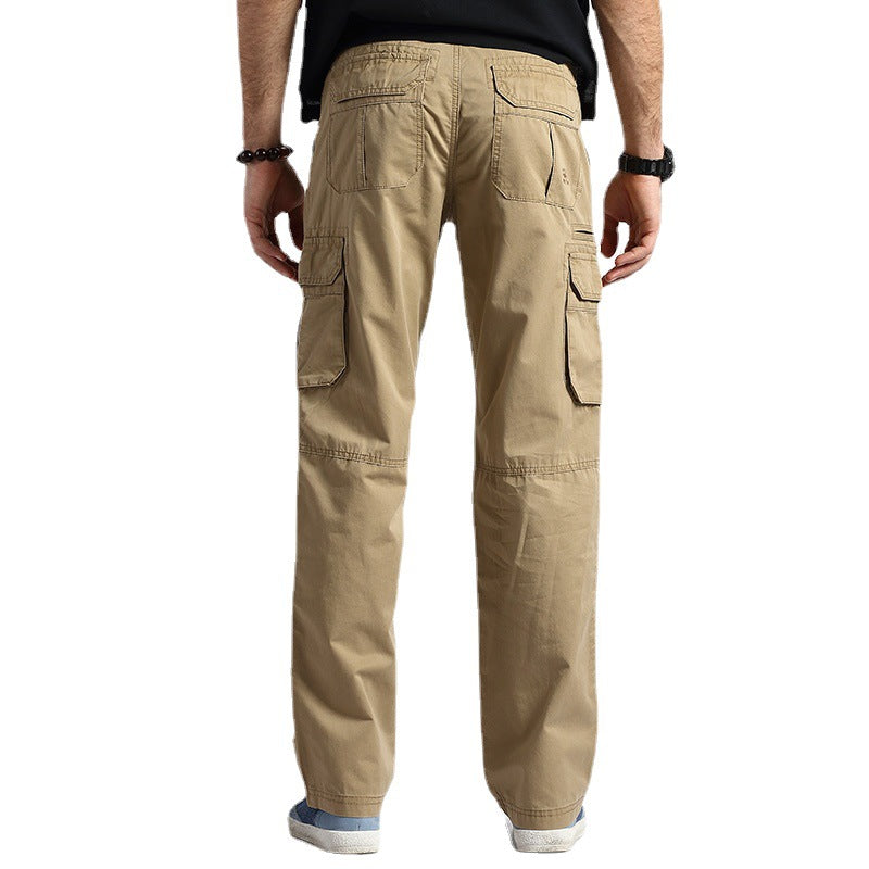 Herren Multifunktionale Cargo-Workhose mit Mehrfachtaschen und verstärkten Nähten Drune
