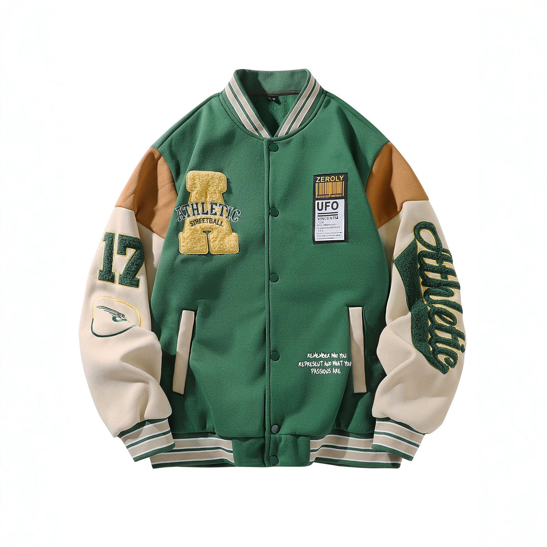 Herren Elegante College-Jacke Drune