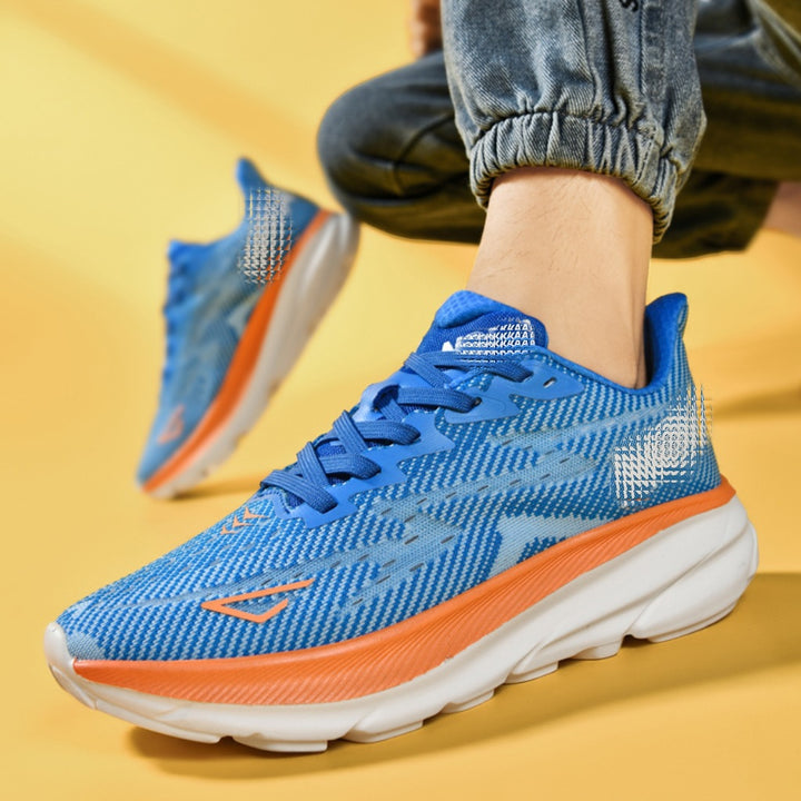 Unisex leichte Straßen-Trainingsschuhe mit gewebtem Performance-Obermaterial und dämpfender Dual-Layer-Zwischensohle Drune