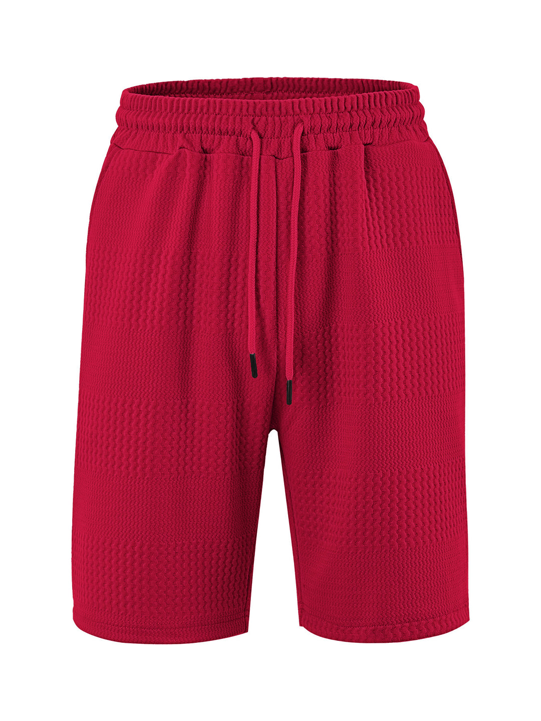 Herren Sportliche Kurze Hosen mit innovativer Textur und elastischem Bund Drune