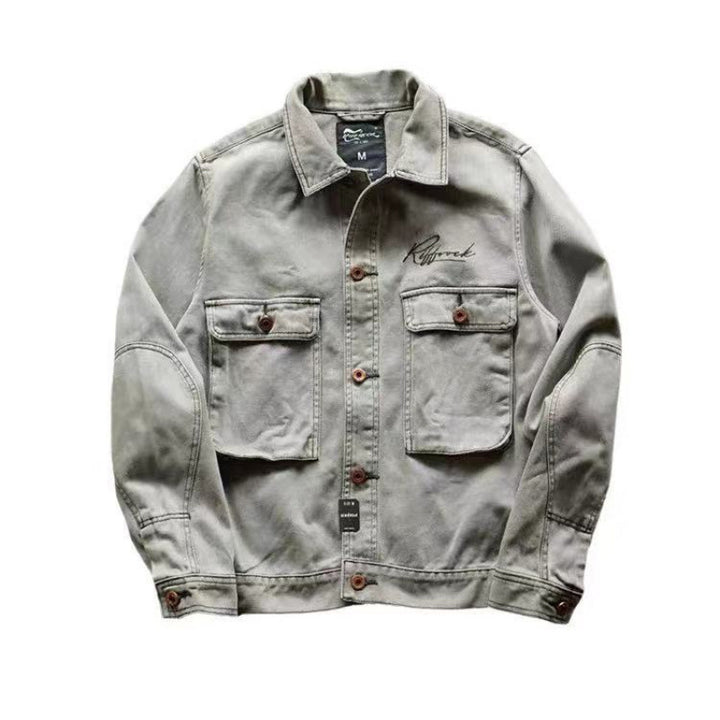 Herren strapazierfähige Utility-Jacke mit praktischen Taschen und modernem Design Drune