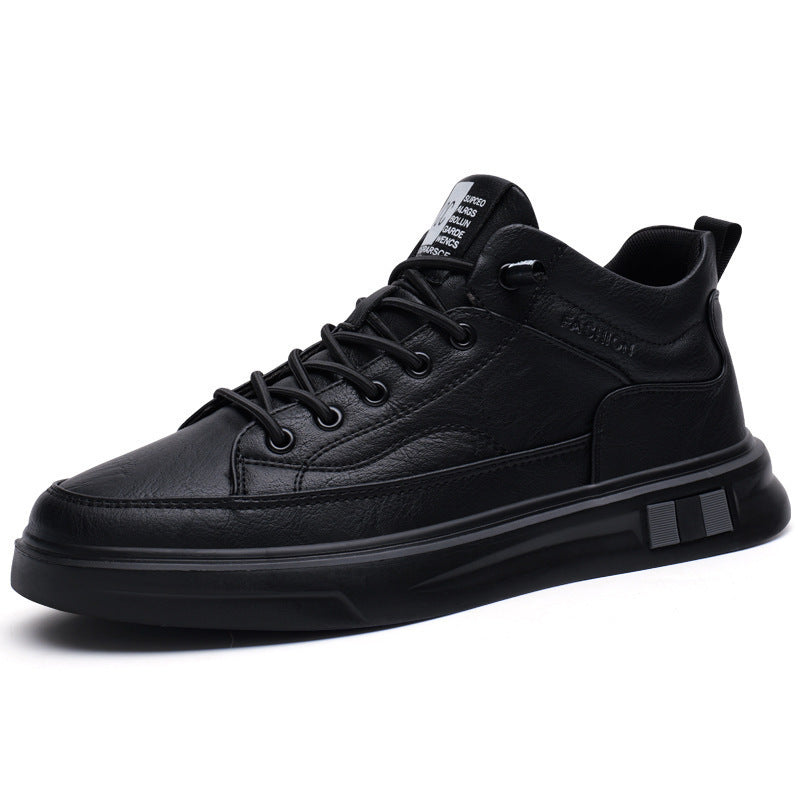 Damen Sportliche Ledersneaker mit atmungsaktiver Sohle Drune