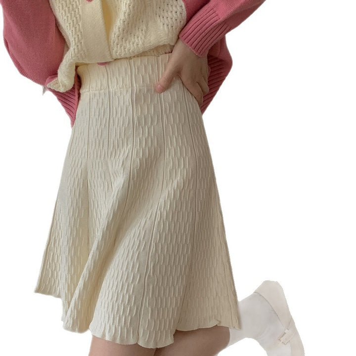 Damen Strick-Midikleid mit strukturiertem Design Drune