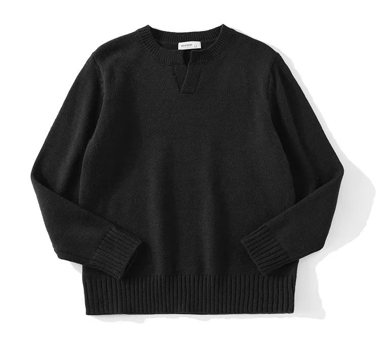 Damen Grobstrickpullover mit Stehkragen Drune