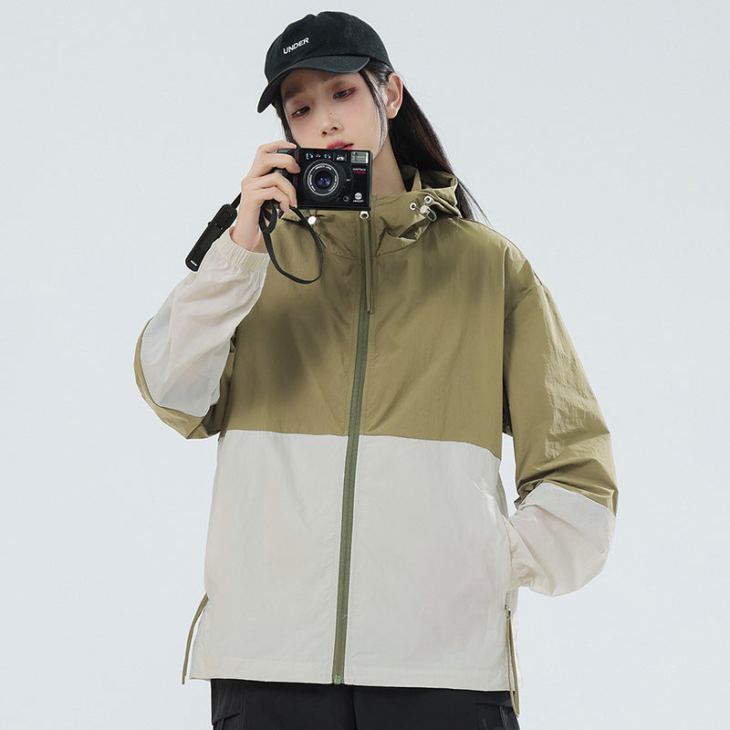 Herren Sportliche Windbreaker-Jacke Drune
