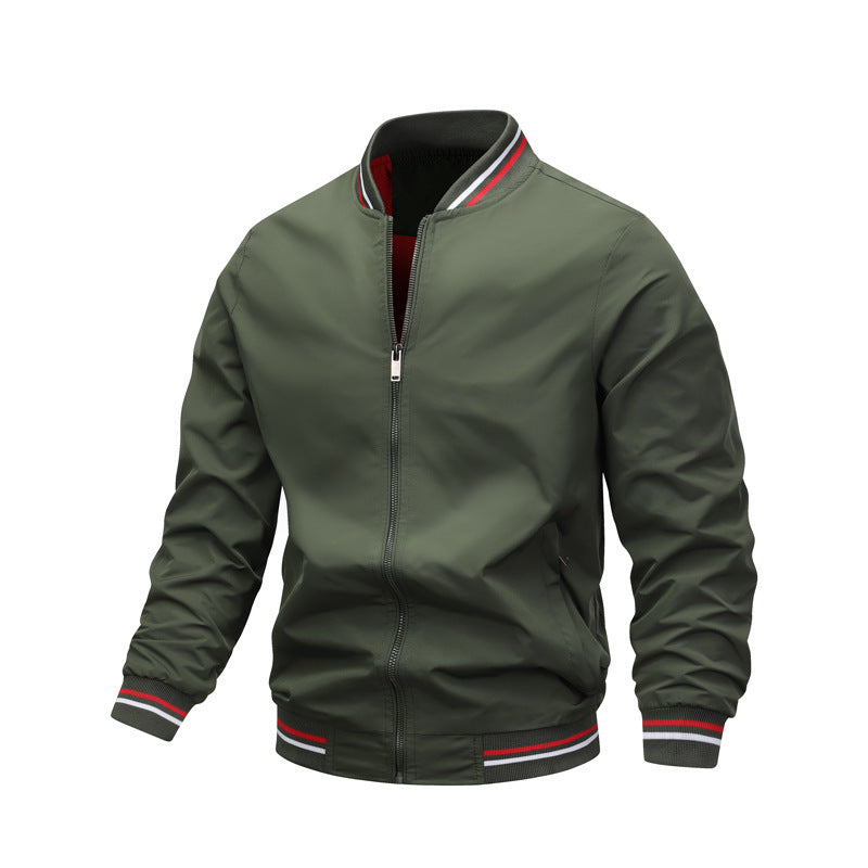 Herren Sportliche Retro Bomberjacke Drune