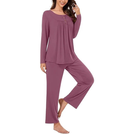 Damen Schlafanzug Set Drune