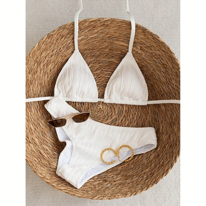 Damen Triangel-Bikini mit raffinierter Rippstruktur Drune