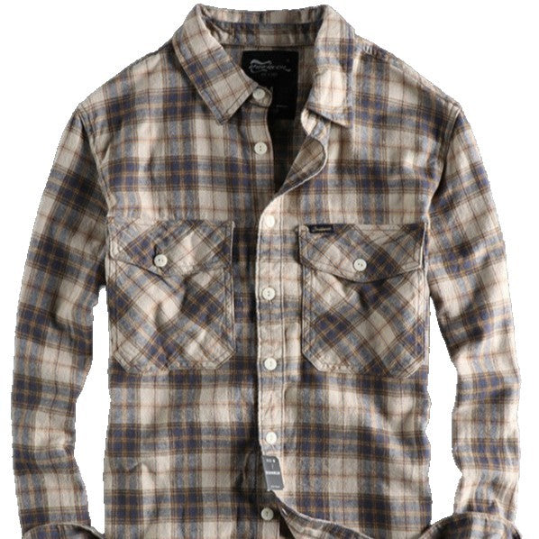 Herren Karo-Flanell-Hemd mit Brusttaschen und legerer Relaxed‑Passform Drune