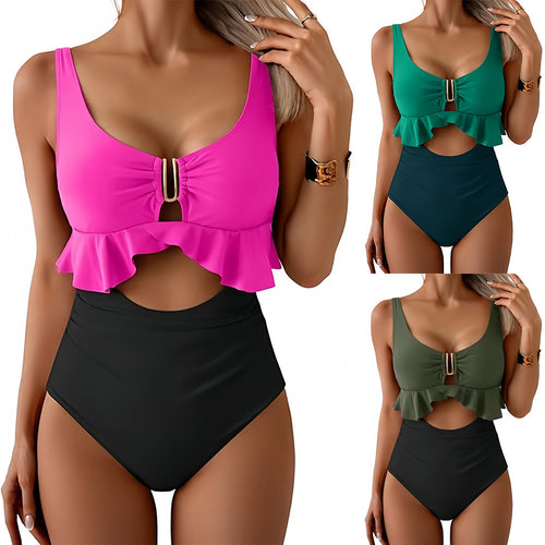 Damen Stylischer Badeanzug mit Raffungen und schicken Details Drune