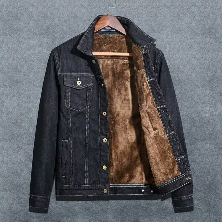 Herren Denim Jacke mit Futter Drune