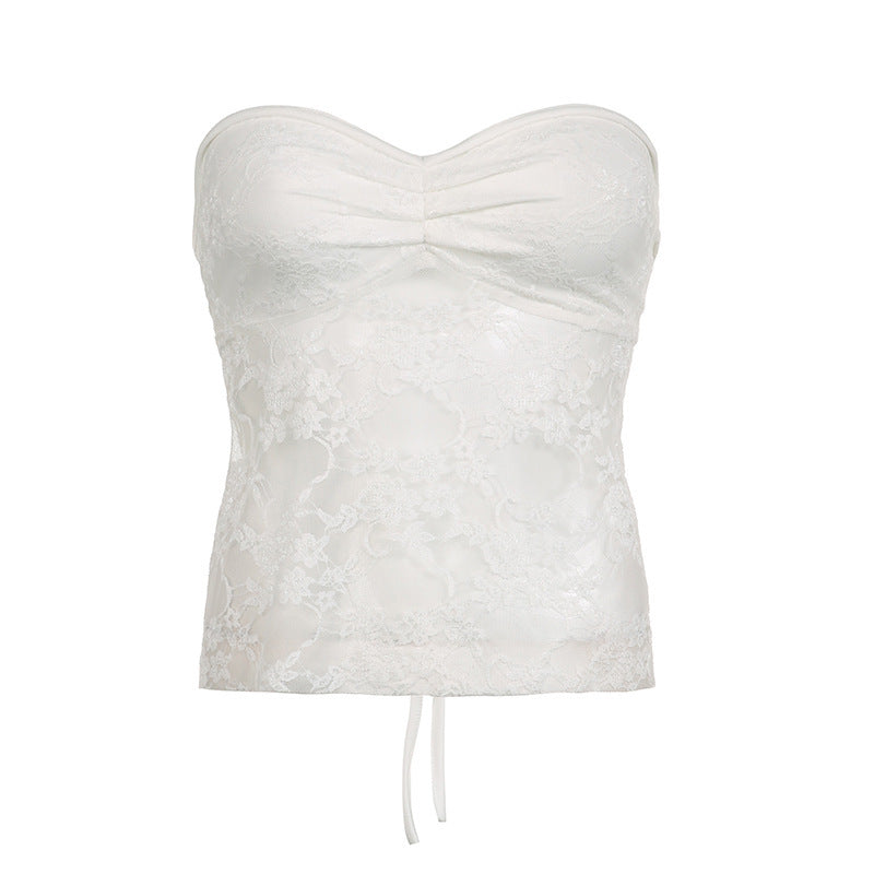 Damen Bustieroberteil mit eleganter Spitze und filigranem Design Drune