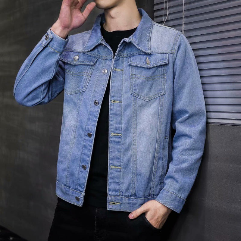 Herren Denimjacke mit Brusttaschen Drune
