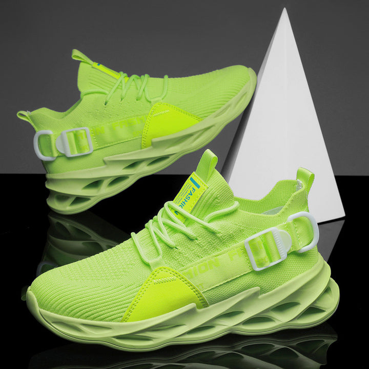 Unisex Strick-Sockensneaker mit gelochter Waben-Luftsohle Drune