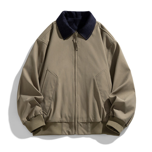 Herren Modische Übergangsjacke mit Steppdetails Drune