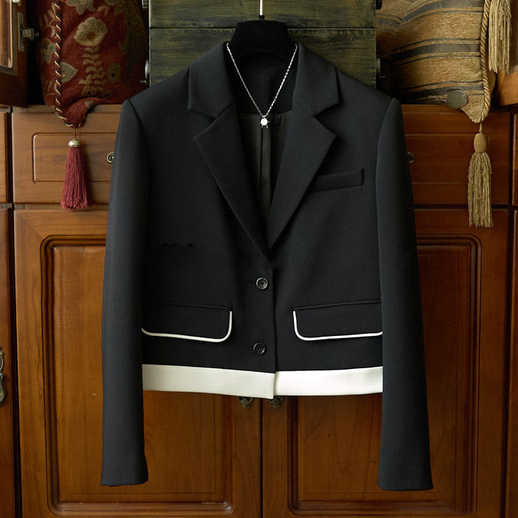 Damen Eleganter Kurzblazer Drune