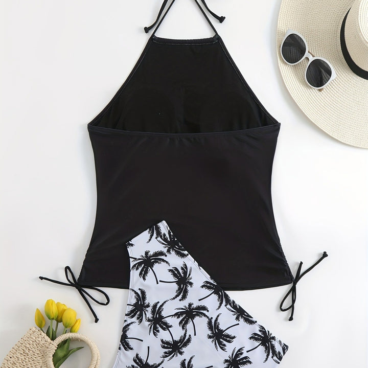 Damen Bikiniset mit Palmenmuster von Drune