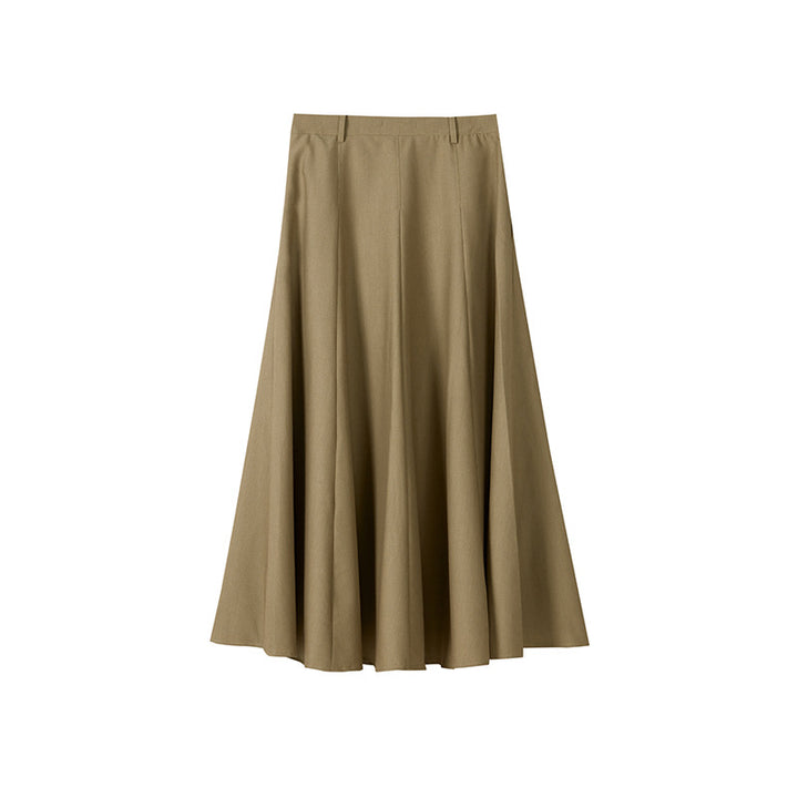 Damen Eleganter Maxirock mit Weit geschnittenem Design Drune