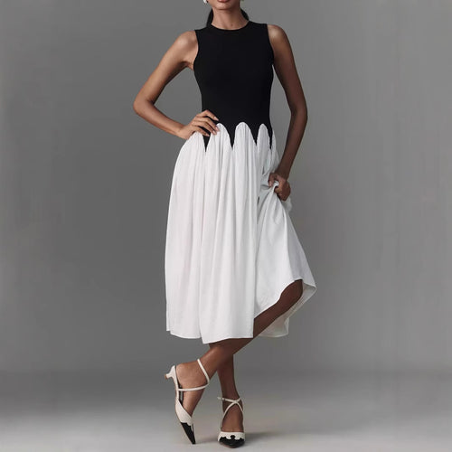 Damen Elegantes Maxikleid mit raffiniertem Cut-Out-Design Drune
