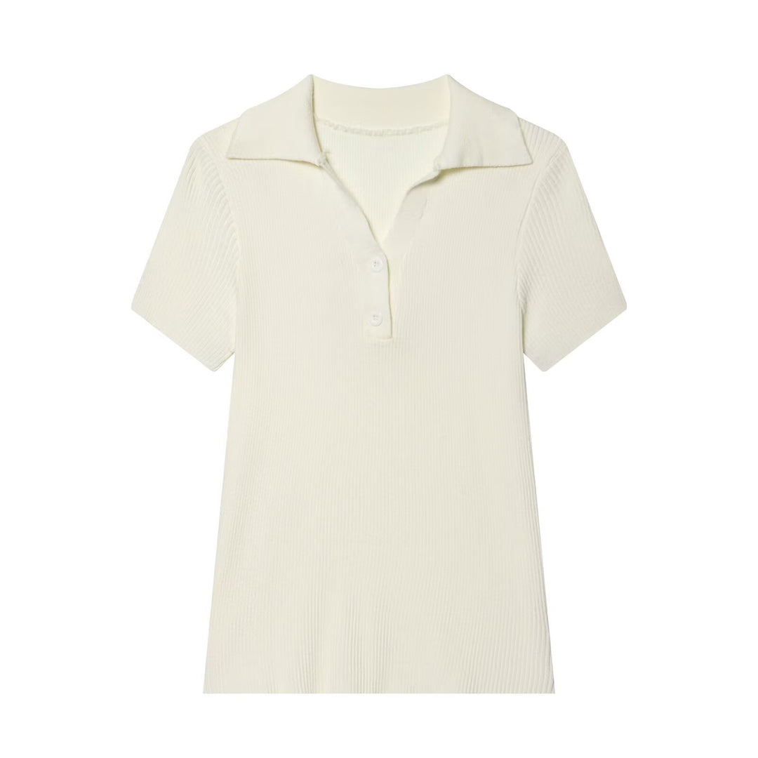 Damen Poloshirt mit strukturiertem Stoff und exklusivem Kragen Drune