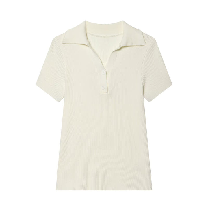 Damen Poloshirt mit strukturiertem Stoff und exklusivem Kragen Drune
