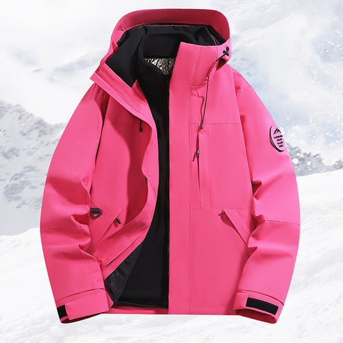 Damen Technische Ski- und Winterjacke mit abnehmbarer Innenjacke und verschweißten Nähten Drune