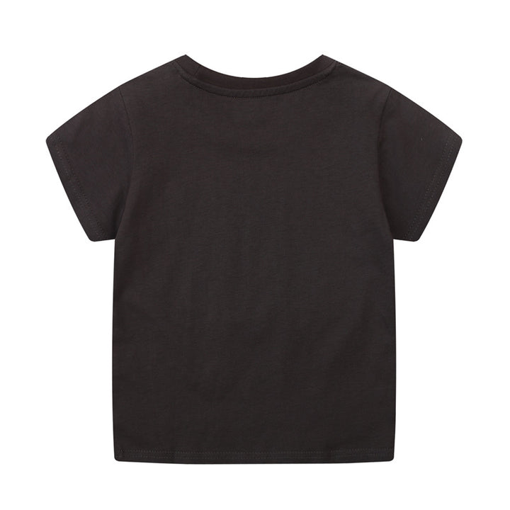Jungen T-Shirt mit lustigem Nilpferd-Applikation Drune
