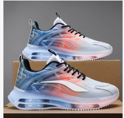 Unisex leichte Luftkissen-Sneaker mit transparentem Gradient-Obermaterial und sichtbarer Luftkammer Drune