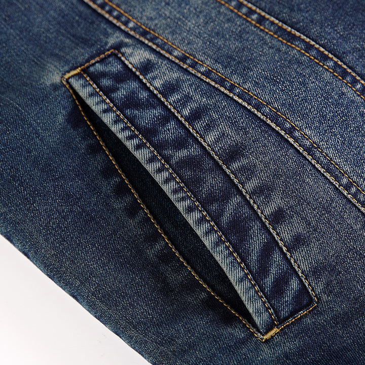 Herren Denimjacke mit Teddyfutter Drune