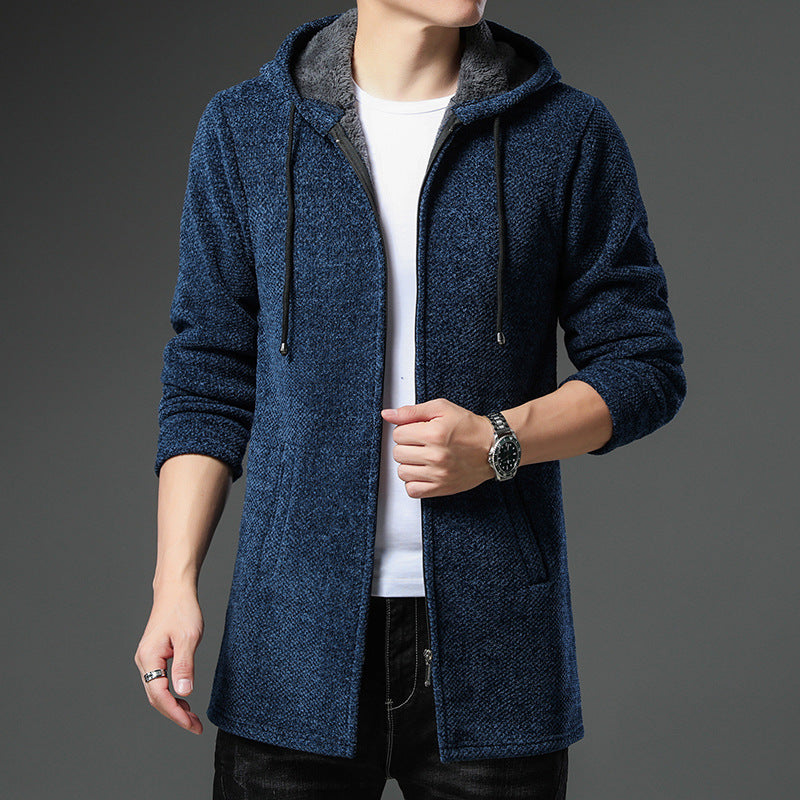 Herren urbane Freizeitjacke mit Kapuze Drune