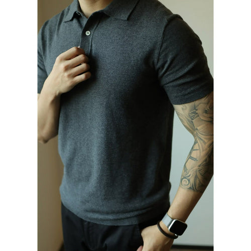 Herren Kurzarm Poloshirt aus hochwertiger Baumwolle Drune