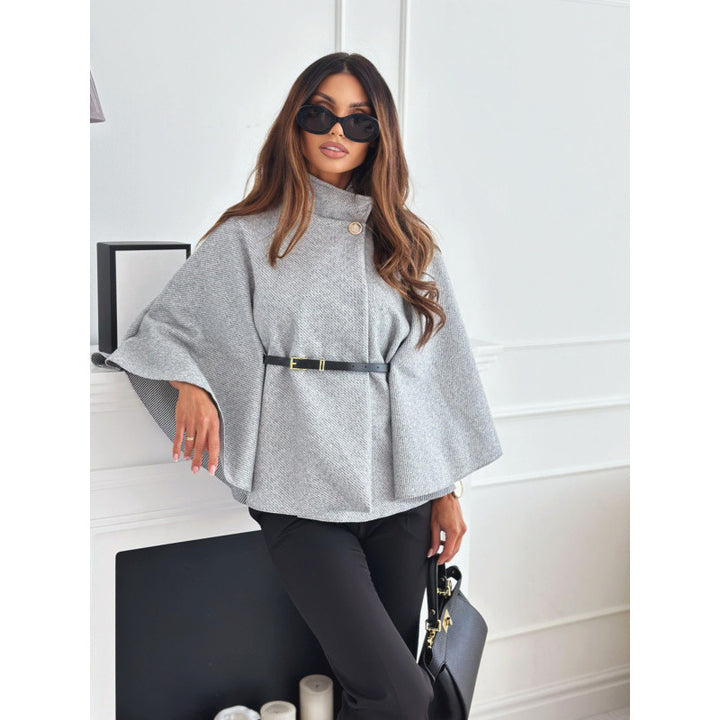 Damen modische und elegante Umhangbluse Drune