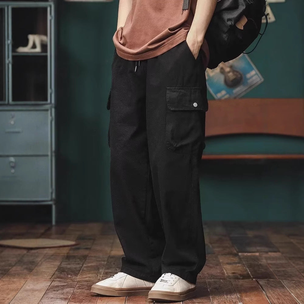 Herren Modische Cargo-Hose mit praktischen Seitentaschen Drune