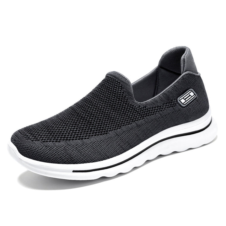 Damen nan Strick-Slip-On Komfortsneaker mit herausnehmbarem Memory-Fußbett und stoßdämpfender EVA-Zwischensohle Drune