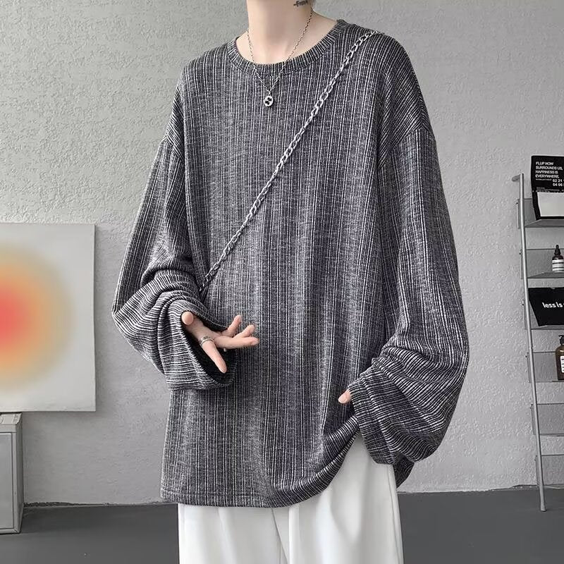 Unisex Oversized Strickoberteil mit Rippenstruktur Drune