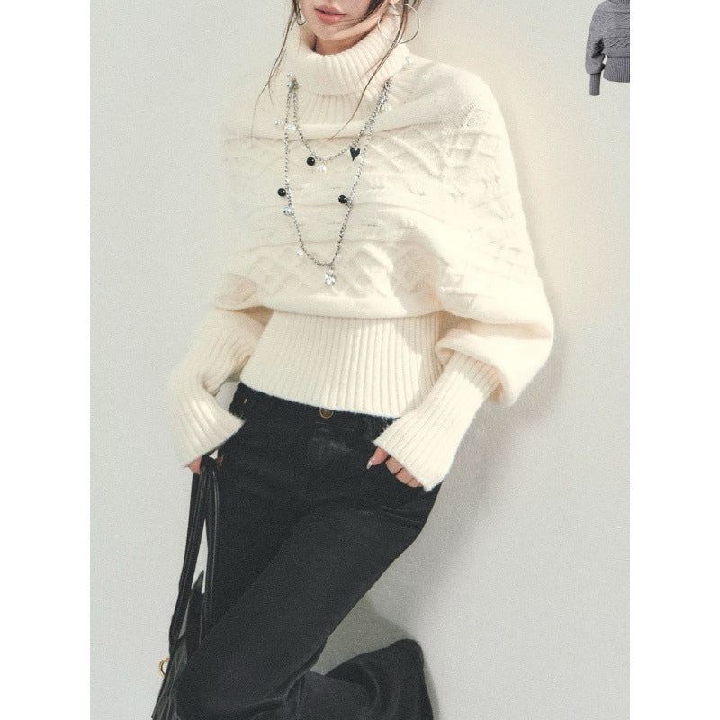 Damen Strickpullover mit Oversized-Schnitt und Rollkragen Drune
