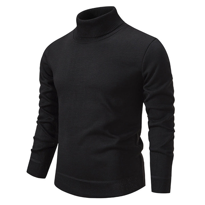 Herren schicker Rollkragenpullover aus hochwertiger Baumwolle Drune