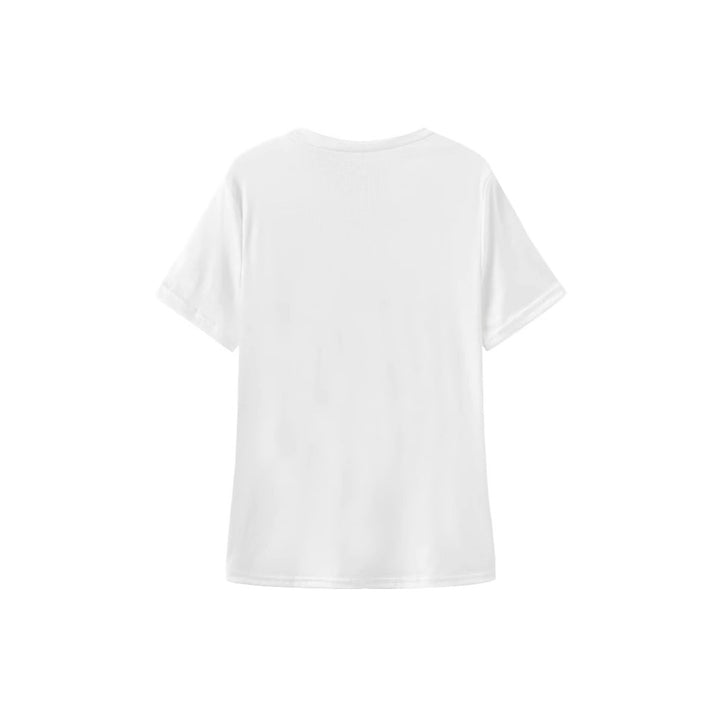 Damen Oversized Crop-T-Shirt mit künstlerischem Grafikdruck Drune