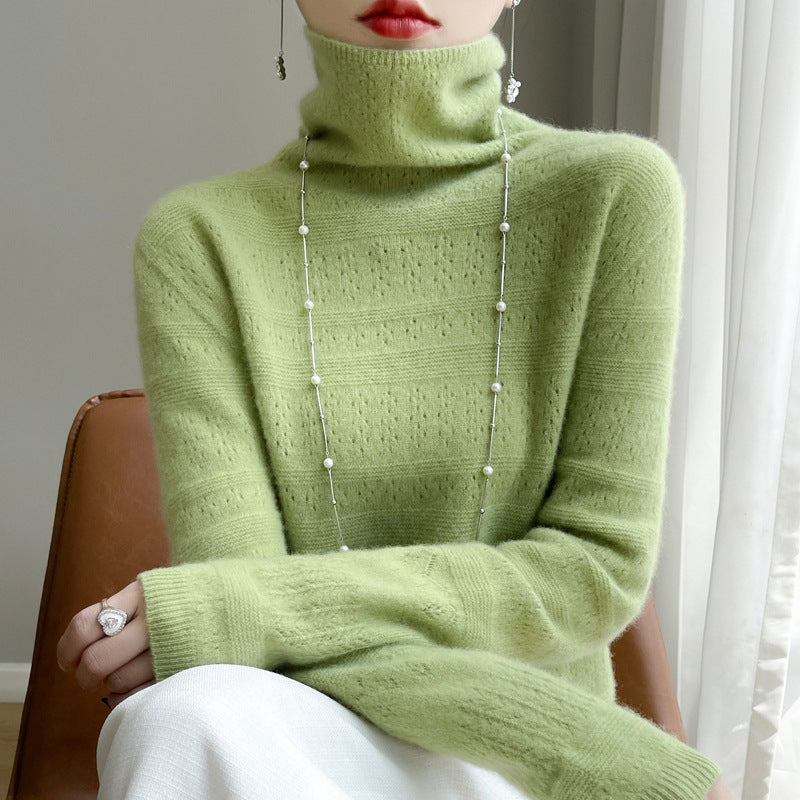 Drune | Rollkragenpullover - Weicher Strickpullover - Langärmliges Design