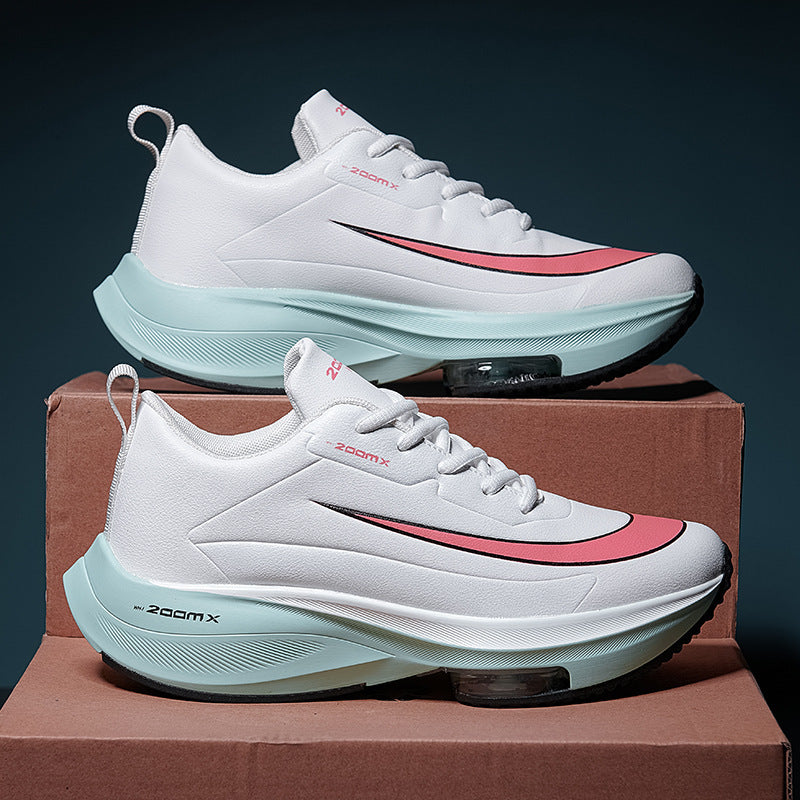 Herren Luftgepolsterter Performance-Sneaker mit sichtbarer Luftkammer und dicker Plateausohle Drune