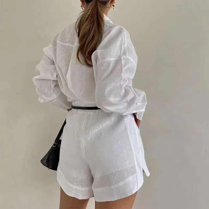 Drune | Set Casual in zwei Teilen Hemd und Shorts