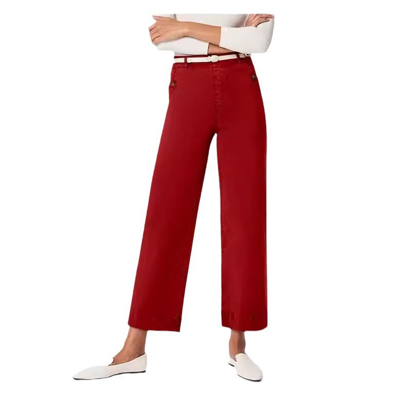 Damen weite Baumwollhose Drune