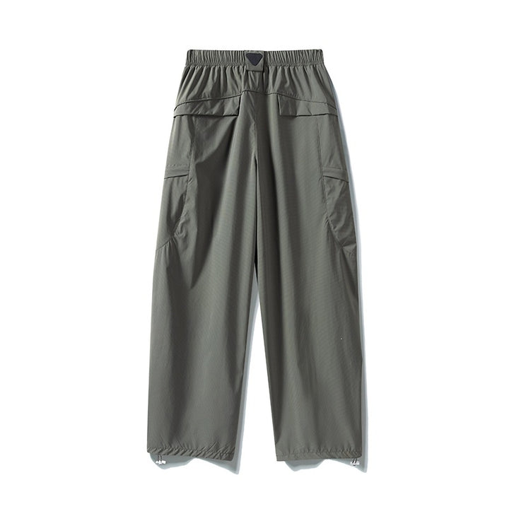 Herren Tech-Cargo-Hose aus wind- und wasserabweisendem Nylon mit elastischem Bund & Multifunktionstaschen Drune