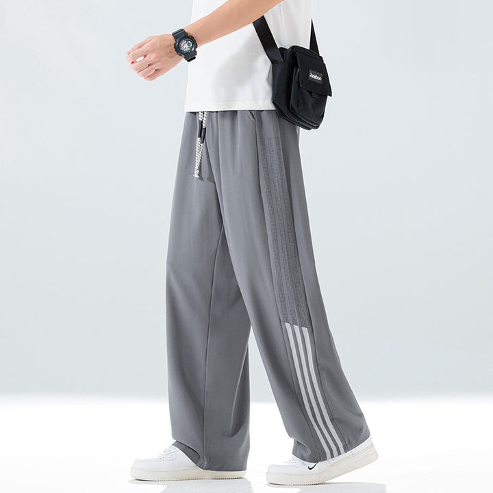 Herren Sportliche Weitgeschnittene Freizeithose
