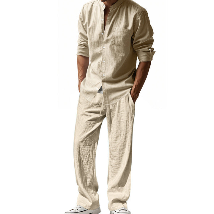 Herren luftiges Hemd- und Hosen-Set Drune