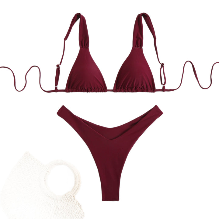 Damen Blumenmuster Bikini Set Drune