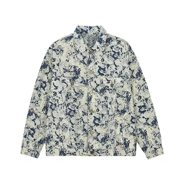 Damen Utility-Jacke mit floralem Muster Drune