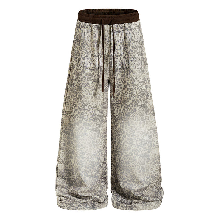Damen Weite Palazzo-Loungehose mit Tunnelzugbund und elastischem Komfortbund Drune