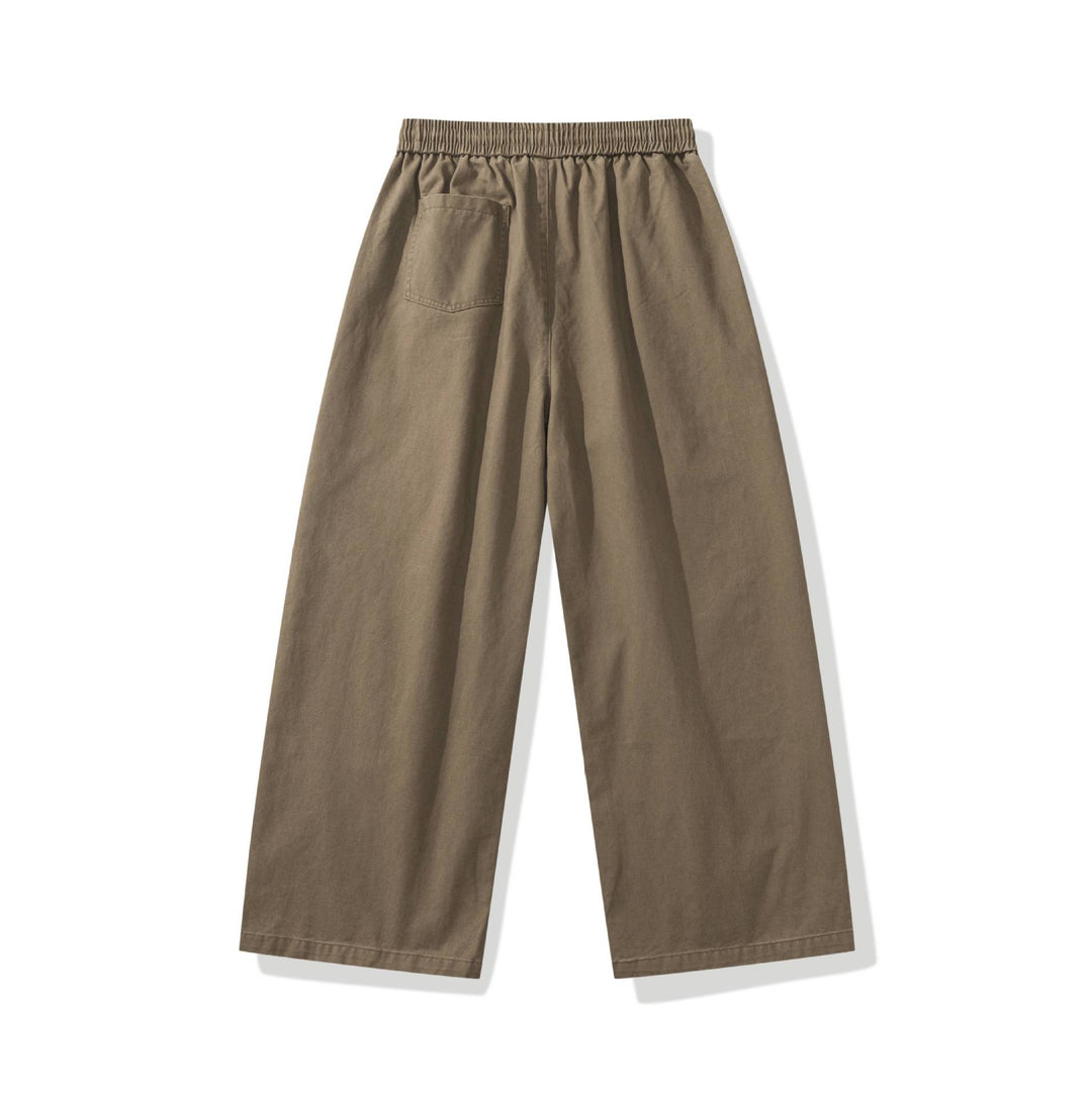 Damen weite Cargo-Hose mit elastischem Bund und Tunnelzug Drune