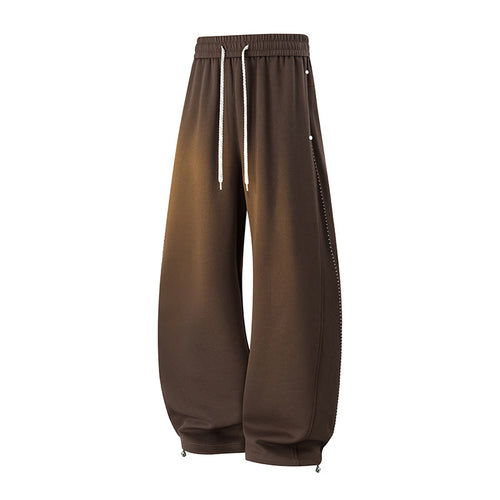 Herren Oversize-Baggy-Jogginghose mit Tunnelzug, seitlicher Druckknopfleiste & verstellbaren Beinabschlüssen Drune